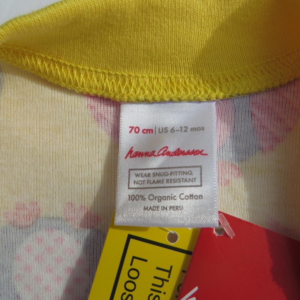 Hanna Andersson Girl Pajamas Sleepers Organic - Picture 8 of 8